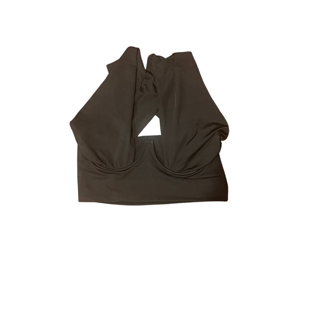 Spandex cross back bra top